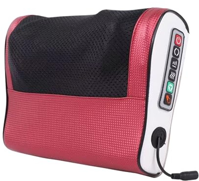 Biniveil Cojín de Masaje | Almohada de Masaje para el Cuello Ergonómica - Dispositivo Ergonómico Portátil Para Espalda, Silla, Escritorio, Cama, Coche, Oficina, Viajes, Hogar