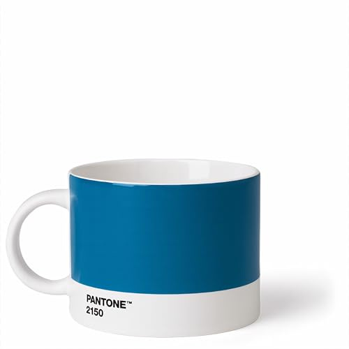 Pantone tebägare, porslin, blå 2150, 10,4 x 10,4 x 8 cm