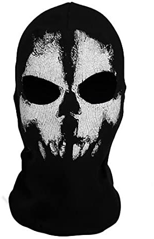 COD Ghost Mask Skull Balaclava MW2 Skeleton Costume Ski Snood Mask Black06