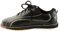 SUMECH Mens Bowling Shoes Wide Fit Leather Lawn Bowling Trainers Comfort Lace Up Anti-Slip Unisex,Black,8 UK