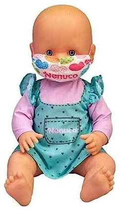 Nenuco Muñeco bebé con Accesorios para Ver si está Enfermo y Jugar a ser médico o Enfermera/o y darle Todos los cuidados, Juguete para niños y niñas de 3 años, Multicolor