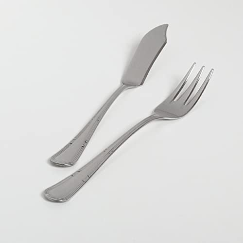 Pintinox Valencia 12 Coppie Posate Pesce, Acciaio Inox, Made in Italy