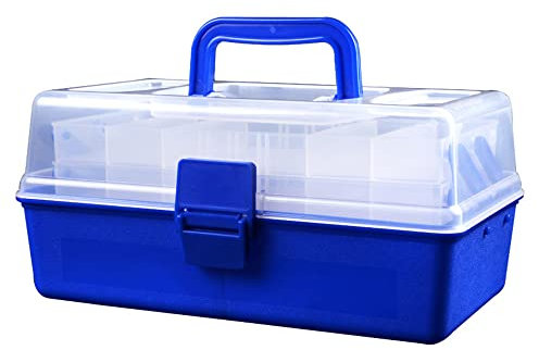 Lxoraziy Angelkoffer, Mehrschichtige Angelbox, Aufbewahrungsbox für Angelzubehör, Aufbewarhungsbox für Angel Zubehör und Geräte