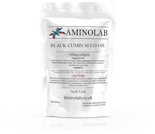 Aminolab - Black Cumin Seed Oil 500mg 60 Soft gels