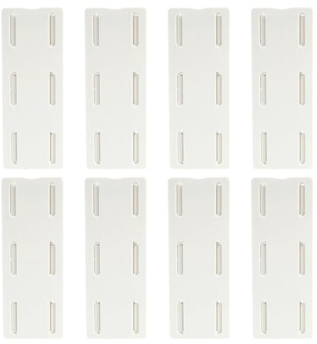 8pcs Fixation Murale Multiprise - Support De Câbles Sans Perforation Pour Organisation Des Câbles dans Les Cuisines, Bureaux Et Autres Espaces