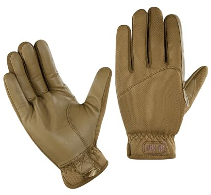 M-Tac Scout Tactical Mk.2 Gants tactiques en cuir et synthétique, antidérapants, respirants, chauds, résistants, pour extérieur, tir et militaire, coyote, taille L