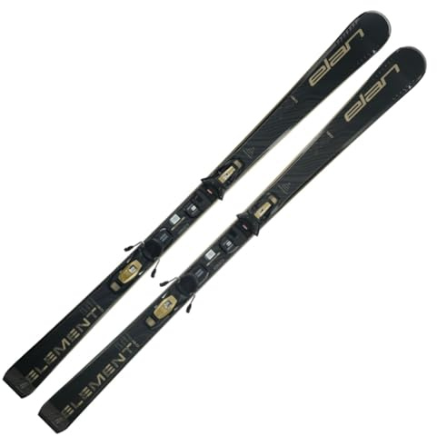 Ski Alpinski Ski - Elan Element 74 / Damenski Element 74W Black - Bindung EL9.0 GW Z2,5-9 - Allmountain Carver - fortgeschrittene und Gute Skifahrer und Skifahrerinnen (Damenski, 168cm)