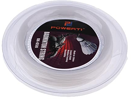 CRDARAAV Corda resistente in nylon per racchetta da badminton, alta flessibilità, 200 m, colore: bianco