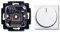 BUSCH-JÄGER, LED-Drehdimmer (LED Dimmer) 6523 U-102 mit Dimmerscheibe Zentralscheibe 2115-914 in Balance Si alpinweiß (6523U 102) 6523U102