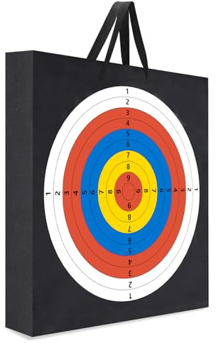 Fiita Eva Stronghold Zielscheibe 50x50x5 cm – wetterfeste Pfeilfangmatte für Bögen bis 20 lbs – Schaumstoff Zielscheibe für Recurvebogen & Compoundbogen Outdoor