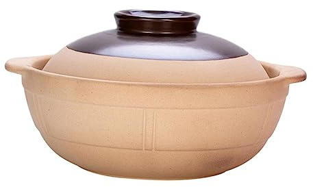 Toyvian Cazuela Cerámica Para Estofado Olla De Barro Para Sopa De Pollo Utensilios De Cocina Para Menestra Vitrocerámica
