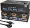 HDMI Displayport KVM Switch 2 PC 2 Monitore 4K@60Hz/2K@120Hz KVM Switches kabelgebundener Fernbedienung USB3.0 Kabel im Lieferumfang enthalte