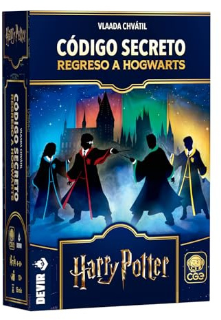 Devir - Código Secreto Regreso a Hogwarts Juego de Mesa Harry Potter | Temática Magia y Estrategia Familiar, 4-8 Jugadores, +10 Años, Partidas Rápidas | Versión Española (BGCOSEHPSP)