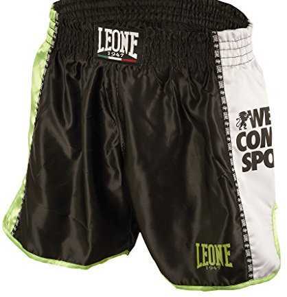 LEONE 1947, Trainingsshorts Kick-Thai, Unisex-Erwachsene, Schwarz, XL, AB760