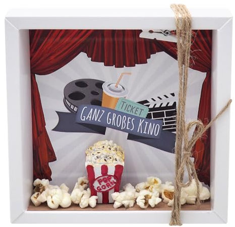 ZauberDeko Geldgeschenk Verpackung Kino Groß Popcorn Kinogutschein Cinema