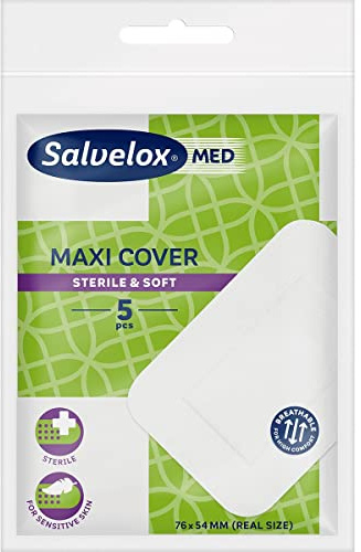 SALVELOX Maxi Cover Estéril apósitos para cubrir grandes heridas caja 5 unidades