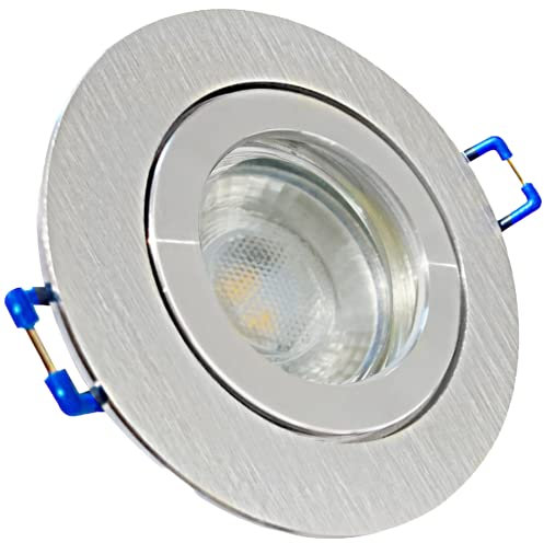 Rolux LED Bad Einbaustrahler IP44 Aqua 12V COB 5W BiColor 1 Stück Deckenleuchte 3000K Warmweiß, Feuchtraum Dusche