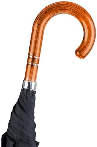 Regenschirm Stützschirm Herren schwarz