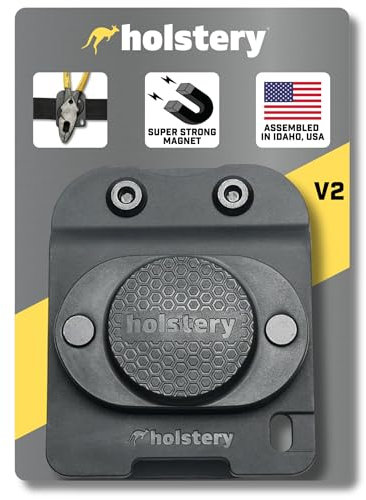 Holstery MagMaster | Magnetic Tool Holder - Strong Clip-On Belt Magnet Holster for Screws, Hammer, Sockets, Pliers, Drill Bit, Wrench, or Any Magnetic Tools and Hardware