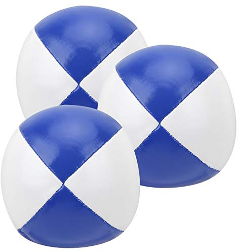 Fafeicy Palle da Giocoleria, Palle Jonglier Professionisti a Lungo Viri, Semplici Palline da Giocoloniere da Giocoloniere per i Principianti per Intrattenimento per Il Tempo Libero degli Uffici (Blu