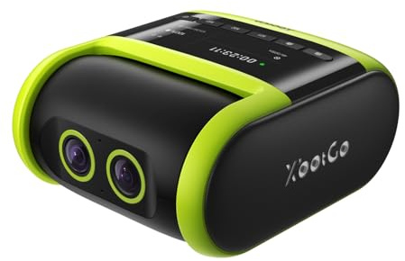 XbotGo Falcon All-in-One AI Action Camera, 4K Auto Tracking Sport Camera for Soccer, Basketball & Football, Dual-Lens Team Sports Recorder with Live Streaming, No Subscription Required (Edge Green)