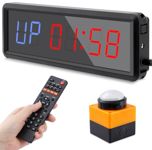 Timer avec Bouton Minuteur Fitness Sport de Gym D'intervalle