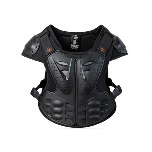 SZLIFE Children Riding Gilet de Protection Enfant Veste Plastron Motocross avec Bretelles Réglables pour Ajustement Parfait Adapté aux Sports pour Enfants