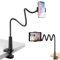 TOVARIN® Super Soporte Movil Universal con Cuello de Cisne 360° para Móvil | Soporte para Movil Ajustable para Mesa o Cama | para iPhone 16 15 Pro MAX Huawei Samsung Xiaomi Smartphones
