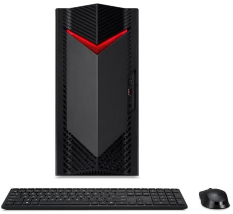 Acer Nitro N50-656 Gaming PC Intel Core i7-14700F, 32GB DDR5 RAM, 1TB M.2 SSD, NVIDIA GeForce RTX 4060, Windows 11 Home