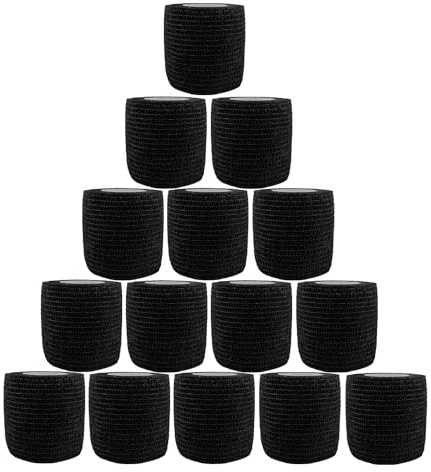 15 Rollos Venda Cohesiva Autoadherente para Mascotas 5cm x 4,5m