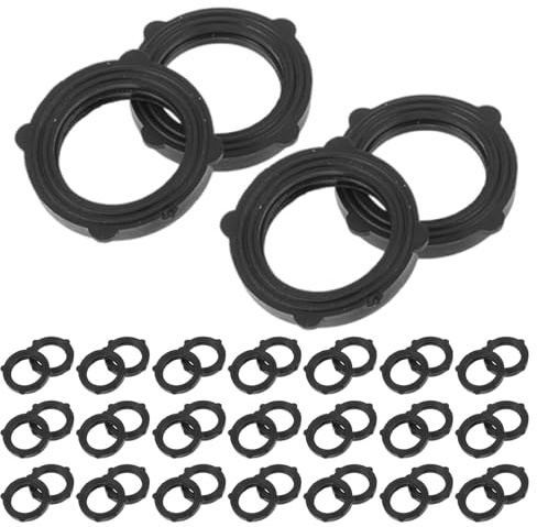 WEKADRIN 100 Arandelas de Goma Sellos Estancos para Mangueras de Jardín 1/2 Pulgada Juntas de Conexión Resistentes para Grifos y Lavadoras Accesorios Exteriores a Prueba de Fugas Pack