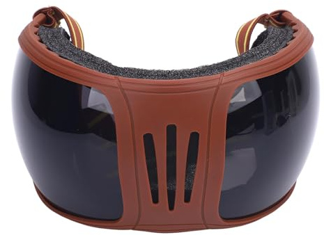 Elprico Lunettes de Sport pour Chevaux à Lentille UV400, Rembourrage Doux, Coupe-vent, Sangles Réglables pour une Conduite Confortable et Sûre