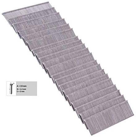 VONROC Nägeln 15mm für Elektrotacker - Universal - 1000 Stück