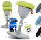 SteinLife Cone Bürohocker Ergonomisch [TESTSIEGER] Sitzhocker Höhenverstellbar [48-68cm] Ergonomischer Hocker für Büro [Schwingeffekt] Wackelhocker Stehhocker | Arbeitshocker rutschfest