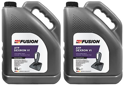 ProFusion ATF Dexron VI 10L (Pack de 2 x 5L) – Aceite de Transmisión Automática Sintético – Cambio Suave, Protección Antidesgaste y Alta Estabilidad