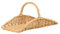 Home Deco London Garden Trug Gardening Flower Basket for Plants Veg Foraging Basket - Garden Trug Basket Vegetable Trugs (Natural Willow Trug)