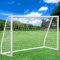 TLSUNNY Porta da Calcio per Bambini 244x155x90 cm, Montaggio Veloce, PVC Spesso, con Rete, per Giardino, Parco, Spiaggia