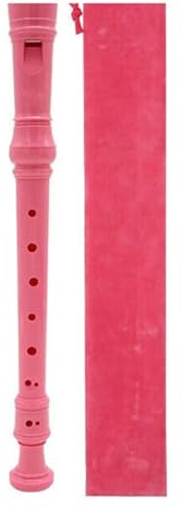 Blockflöjt 8-håls Student Åtta-håls Blockflöjt Med Hög Tonhöjd Musikinstrument Nybörjarinträde Rosa Rosa nybörjare sopran blockflöjt
