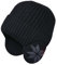 TDEOK Damen Mütze Mit Ohrenschutz Warme Mütze für Männer und Frauen im Winter, verdickte Strickwolle, kältebeständige Ohrenschützermütze Sonnenhut 38 (Black, One Size)