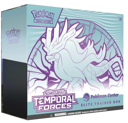Pokemon TCG Scarlet & Violet-Temporal Forces Pokémon Center Elite Trainer Box (Walking Wake)