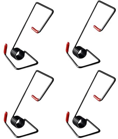 Windshield Wiper Arm Pressure Spring Booster 4PCS Windscreen Stand Metal Wiper Arm Assist Spring，Car Wiper Arm Spring, Enhance Wiper Performance, Easy Install, Black