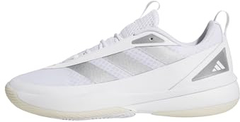 Adidas Front Court Shoes Chaussures de Basket-Ball Mixte, FTWR White Silver Met FTWR White, 46 EU