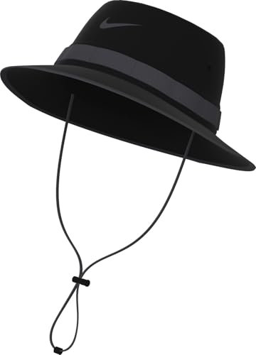 Nike Apex Dri-Fit Bucket Hat, Black/Anthracite/Anthracite/Anthracite, HJ3683-010, M