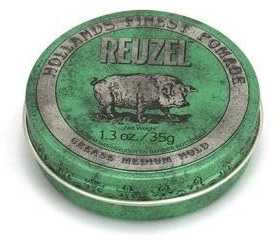 Reu Zel Green Grease Medium Hold Pomade 35g