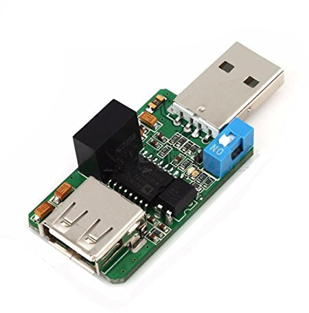 Hailege ADUM3160 USB Isolator B0505S 1500V USB zu USB Voltage Isolator Coupling Schutzplatine Unterstützung 12Mbps 1,5Mbps für AVR-JTAG AVRISP JET51 J-Link XDS100 USBASP USBHID