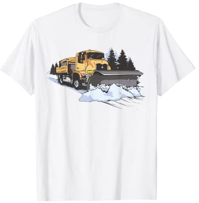 Snowplough Operator, Snow Truck Driver, Snow Worker T-Shirt