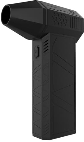 Jadeshay X3 Mini Turbo Fan, 130000RPM Adjustable Speeds, Dual Batteries Type-C Charging and Magnetic Air Nozzle, Cleans Electronics, Cars, Leaves, Snow, BBQ Blow and Drying Hair