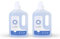 MVVZYWLY Multi Surface Cleaning Solution 1l - Bluebell Scented Cleaning Solution - Kompatibel Mit Ecovacs Winbot - Fensterreiniger(Blue 2pc)