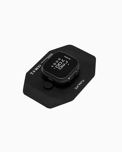 Flowlife Flowtherma Spot Digital Platta med värme, vibration och infraröd teknik med LED-Display, Svart, Trådlös Fitness Monitor