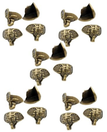 VINTORKY Base de para Soporte de Joyero Pie de Soporte de Plástico Vintage de para Caja de Madera para Hogar Oficina y Tienda 20 Piezas